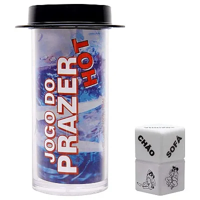 Jogo Erótico para Casais - Hétero - Dado Jogo do Prazer Hot - 02 Unidades | Oferta: Rio Preto/Ribeirão