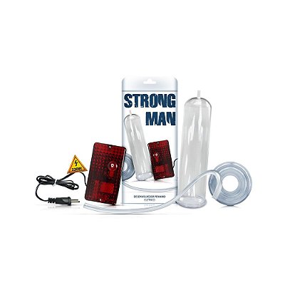 Bomba Peniana Elétrica - Strong Man - Reforçada - 220V