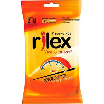 Preservativo Rilex - Efeito Retardante - 3 Unidades