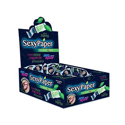 Sexy Paper - 12 Blister - 20 Lâminas Cada - Menta