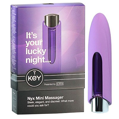 Vibrador com Capa Nyx - Mini Massager - 5 Funções