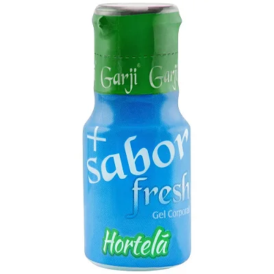 + Sabor Fresh Ice - Gel Comestível - Sabor Hortelã Refrescante - 15ml -Garji - Dica: Delicioso para Fazer Sexo Oral na Vagina