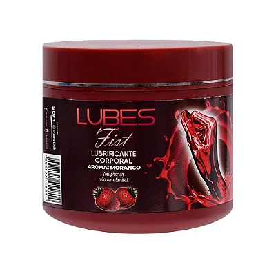 Melhor Custo Benefício: Lubrificante Fist Extra Deslizante 500g - Aroma Morango - Fisting, Massagem ou Penetração - Não Tem Contra Indicações