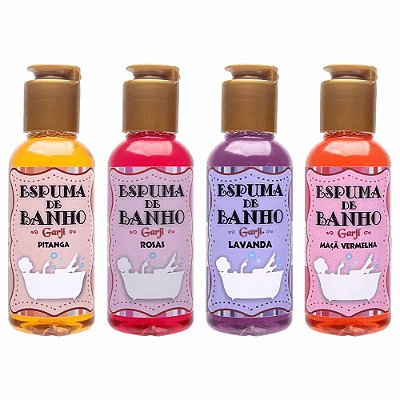 Espuma de Banho Afrodisíaca - Linha SPA - Aroma: Rosas - 120 ml - Pode Ser Usada na Banheira ou na Esponja