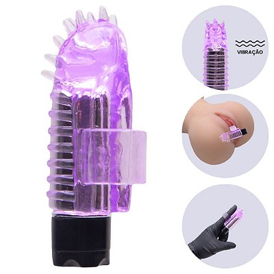 Dedeira Finger Vibrator - Dedeira Multivelocidade para Estimulação Clitoriana - Baile