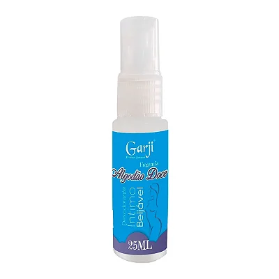 Desodorante Íntimo Beijável - Pode Ser Usado na Vagina ou Calcinha - Fragrância: Algodão Doce - 25ml - Garji