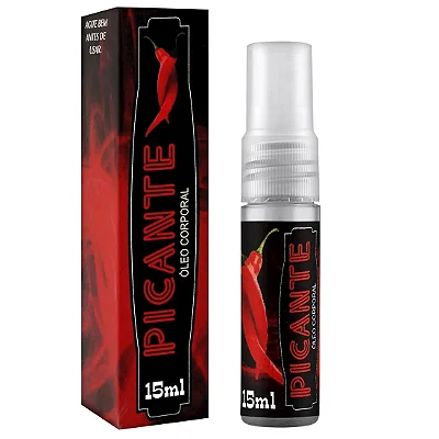 Óleo Picante - Spray 2 em 1 - Use Como Lubrificante ou Massagem - Esquenta & Esfria - 15Ml Garji
