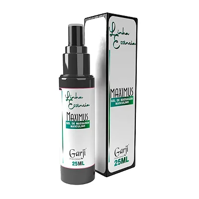 Maximus Gel Masculino Prolonga Ereção 25Ml Garji - Linha Premium