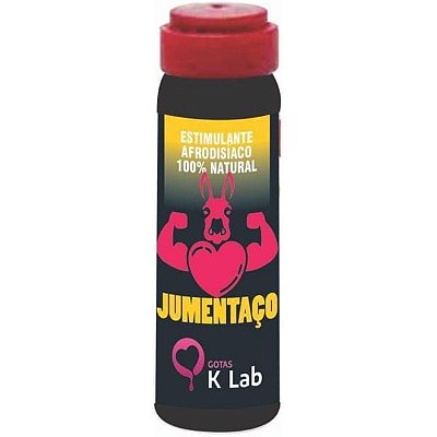 Jumentaço Excitante Masculino 10ml K-Lab | Estimulante Afrodisíaco e Vigor Sexual (Dose Única)