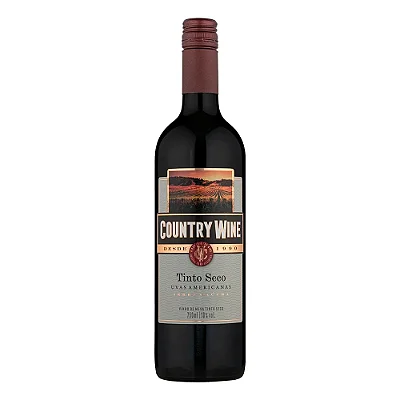 Aurora Country Wine Vinho Tinto Seco | Sabor Intenso para Elevados Momentos a Dois 750 ml