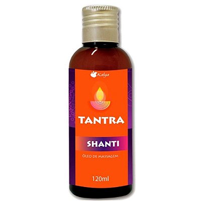 Óleo Afrodisíaco Para Massagem Tantrica Shanti Kalya 120ml