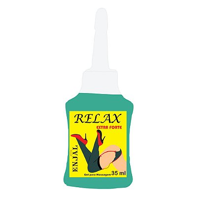 Relax - Gel Relaxante Anal - Extra Forte - 4 Funções - com Bico Aplicador 35 ml