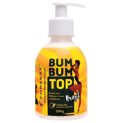 Bumbum Top Creme Para Glúteos Ou Massagem 250G - Rio Preto & Ribeirão