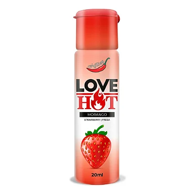 Love Hot Gel Beijável (use para fazer oral) Efeito Quente | Chillies 20ml | Rio Preto e Ribeirão