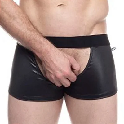 Cueca Boxer Open Front SD Clothing Masculina em Cirrê Premium