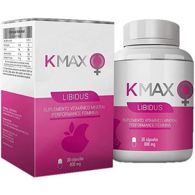 Suplemento Sexual Feminino KMax Libidus 30 Cápsulas