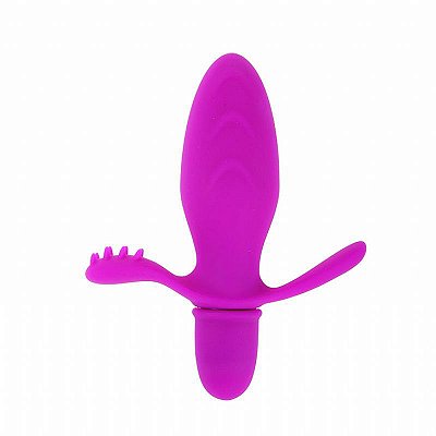 Plug Anal Silicone - 10 Níveis de Vibração - Pretty Love