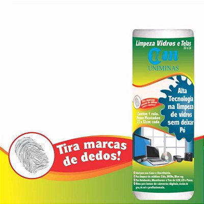 Rolo Multiuso Vidros e Telas com 23 Panos