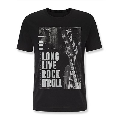 Camiseta Vida longa ao Rock