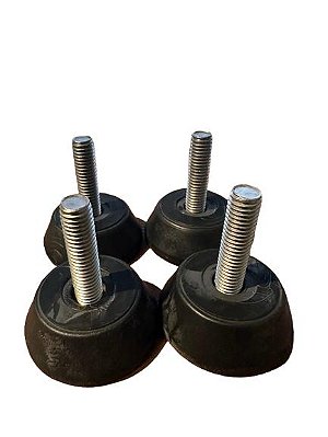 Kit Pé Nivelador Netter em Inox 4 (un) (Netter)