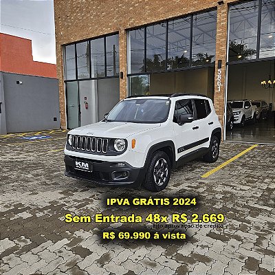 Renegade Sport 1.8 ano 2016 (TETO SOALR) automático