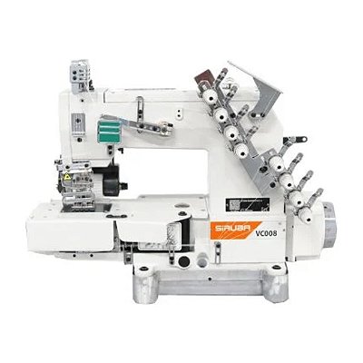 MAQUINA ELASTIQUEIRA 4 AGULHAS COM DIRECT DRIVE SIRUBA MODELO VC008 - 220 V
