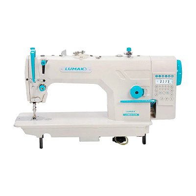 MAQUINA DE COSTURA RETA ELETRONICA LUMAK LU9800-D4-TZ - 220 V COM KIT DE CALCADORES