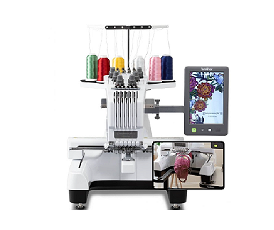Máquina de Bordado Brother Profissional PR680WC com boné Área 30x20 cm - 6 Agulhas AUTOVOLT 110/220 V