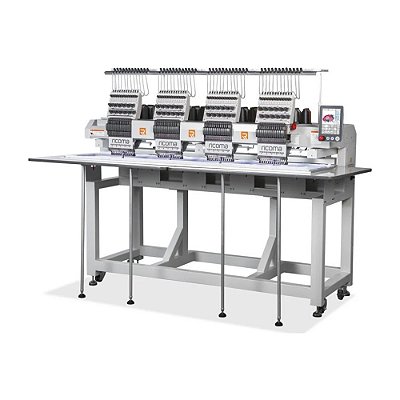 MAQUINA DE BORDADOS INDUSTRIAL 4 CABEÇAS RICOMA MT 1504-8 - COM KIT DE LINHAS 50 CONES DE LINHA INCLUSO