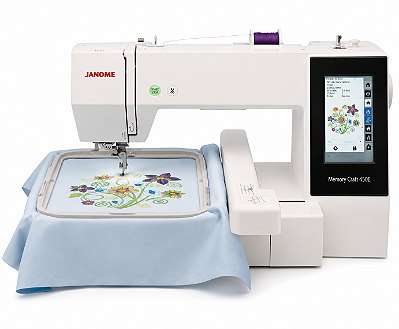 Máquina de Bordado Janome MC500E 20x28 cm + Kit Exclusivo de Linhas Setta