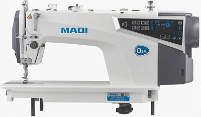 Máquina de costura Reta Eletrônica MAQI Q5FT-M-4C-I - 110 V Com kit de Calcadores e Luminaria de led de Brinde