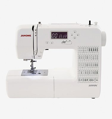 Máquina de Costura Eletrônica Janome 1050DC, 50 pontos, Bivolt