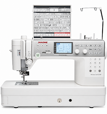 Máquina Janome Memory Craft MC6700P AutoVolt com 200 Pontos e AcuFeed Flex