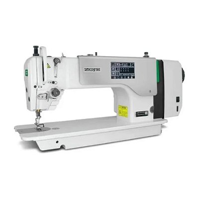 MAQUINA RETA ELETRONICA ZOJE COM CARTER BLINDADO E LANÇADEIRA JAPONESA A9200L-D4S-W - 220 V COM KIT DE CALCADORES + VENTILADOR MOVEL ARTICULAVEL E CADEIRA ESPECIAL PARA COSTUREIRA