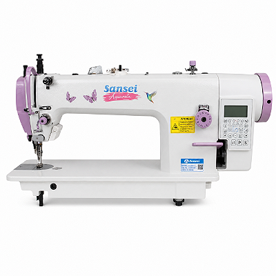Máquina Transporte Duplo Sansei Aquarela 0303L-D4 Ponto 12 mm 220V + Kit Premium Especial