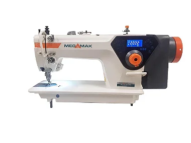 MAQUINA DE COSTURA TRANSPORTE DUPLO ELETRONICA CORTE DE LINHA MEGAMAK H33 220 V + KIT PREMIUM ESPECIAIS INCLUSO