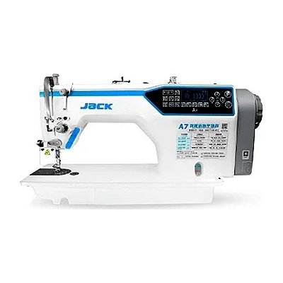 MAQUINA DE COSTURA RETA ELETRONICA JACK A7- 220 V + KIT PREMIUM EXCLUSIVO INCLUSO