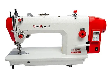 Máquina de Costura Reta Transporte Duplo Sun Special Direct Drive ​0303D - 220 V + Kit Premium Especial Incluso