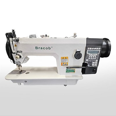 Maquina Reta Transporte Duplo Eletronica BRACOB BC 0303 TD 5LF - 220 VLTS COM PÉS E MESA DESMONTADOS