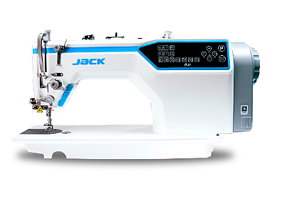 MAQUINA DE COSTURA RETA ELETRONICA JACK A4F COM PONTOS DECORATIVOS RETOS - 220 V - COM PÉS E MESA MONTADOS