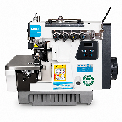 Máquina Overloque Maqi C1-4-24 BK 220V Direct Drive com Embutidor de Correntinha