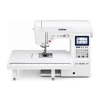 Máquina de Costura Computadorizada Brother NQ470LDV 219 Pontos + Mesa Extensora Autovolt