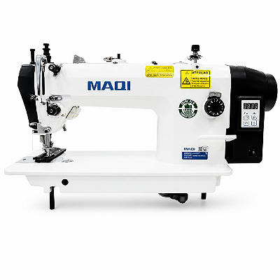 MAQUINA TRANSPORTE DUPLO DIRECT DRIVE MAQI DENTE E CALCADOR LS0303DP - 110 V COM PÉS E MESA MONTADOS