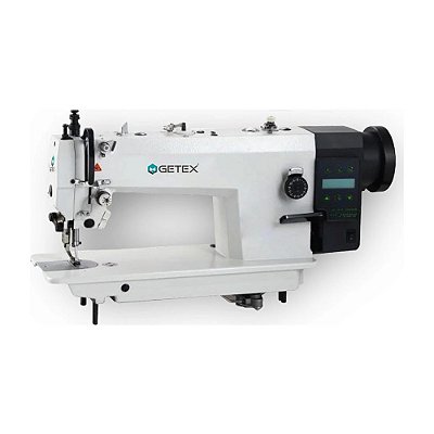 MAQUINA TRANSPORTE DUPLO DIRECT DRIVE PONTO 12 MM GETEX GE-0303D-L  220 V PÉS E MESA COM ENVIO DESMONTADOS