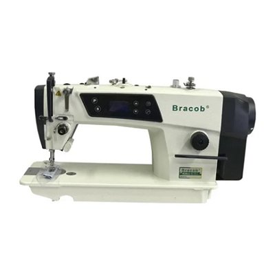 MAQUINA DE COSTURA RETA MOTOR DIRECT DRIVE BRACOB BC D5-2 - 220 V PÉS E MESA COM ENVIO DESMONTADOS