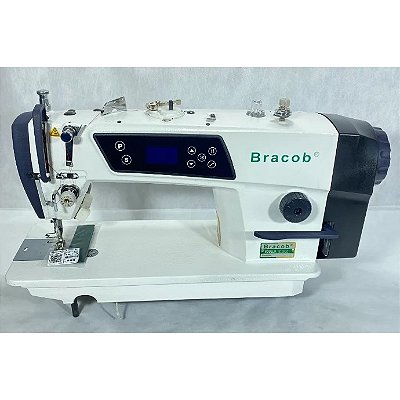 MAQUINA DE COSTURA RETA MOTOR DIRECT DRIVE BRACOB BC D5-2C COM CORTE DE LINHA - 110 V KIT PREMIUM ESPECIAL INCLUSO