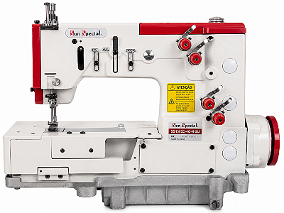 Máquina Picueta Direct Drive Sun Special SS1302D-4C-H-SU 220V Completa com Pés e Mesa Montados