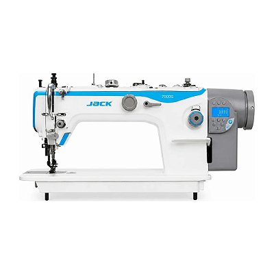 Máquina Transporte Duplo Base Plana Eletrônica Jack JK-2030GHC-4Q 220V + Kit Premium Exclusivo