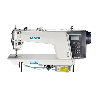 Máquina Reta Eletrônica Maqi Q6LTE com Motor de Passo e carter Blindado - 220 V Com Pés e Mesa Desmontados