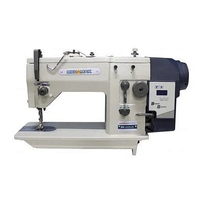 Máquina Zig Zag Megamak 20U53-DD - 220 V com Pés e mesa Montados
